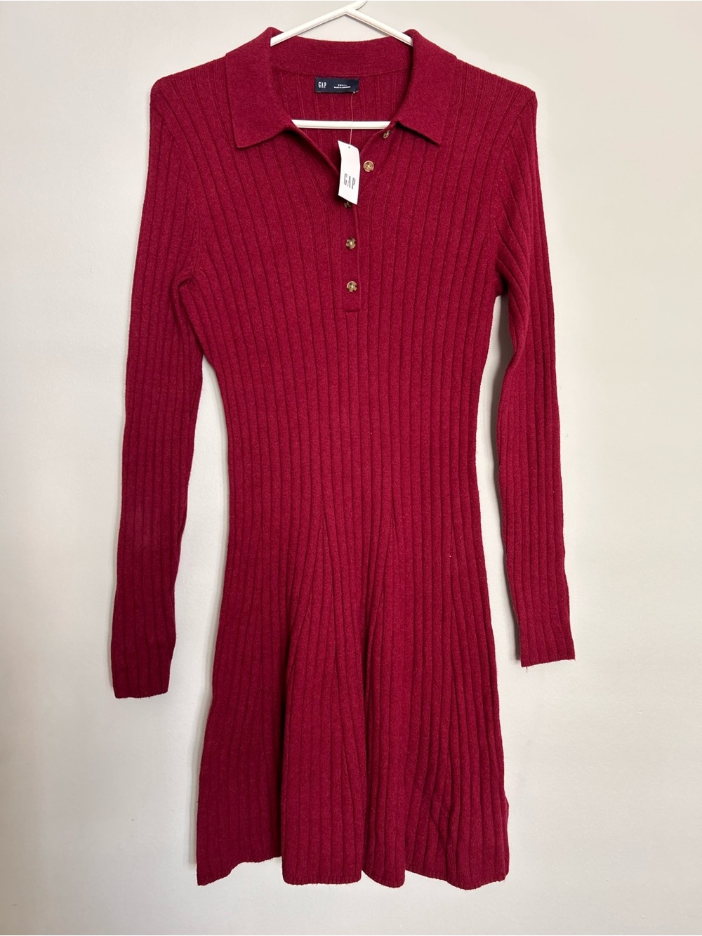 Gap CashSoft Ribbed Polo Sweater Mini
Dress Size S